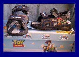 Disney Toy Story BUZZ & Woody Boys Sandals Shoes size 7 NeW  