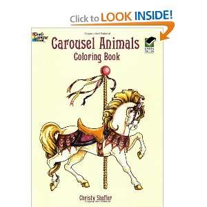  Carousel Animals Coloring Book (Dover Coloring Books 