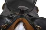 New 18 Black Australian Aussie Stock Saddle Horn Brass Stirrups Over 