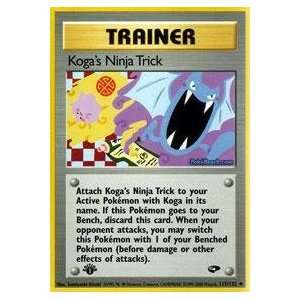  Pokemon   Kogas Ninja Trick (115)   Gym Challenge Toys 