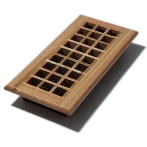 Decor Grates WE410 N 4 Inch by 10 Inch Lattice Wood Floor 
