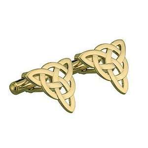  Gold Plated Trinity Knot Cufflinks   Made in Ireland 