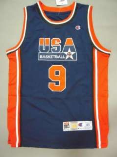 New Michael Jordan #9 Team USA Black Basketball Jersey  