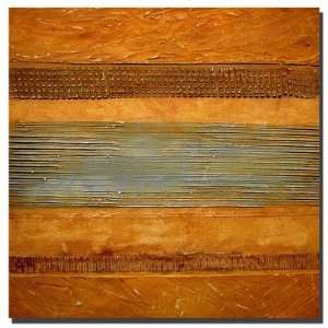 Earth Layers Abstract II by Michelle Calkins, Canvas Art   24 x 24 