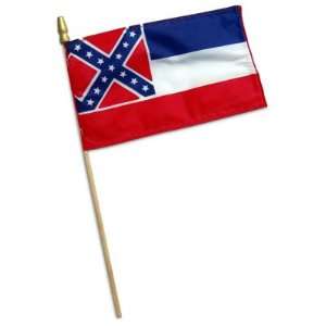   Mississippi Flag 4x6 inch Nylon   Clearance Sale Patio, Lawn & Garden