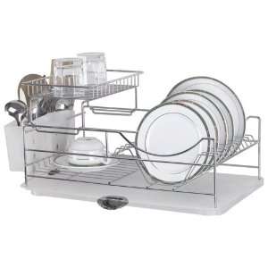   Dish Utensil / Kitchenware Drying Rack / Drainer Chrome Home