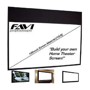   169 projector / projection screen material   matte white Electronics