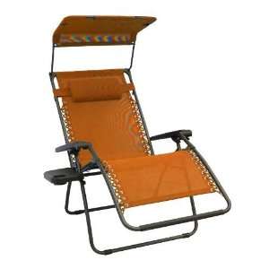   Gravity Free Recliner with Canopy Shade   Terracotta Toys & Games