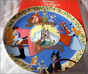 Schmid Disney Sleeping Beauty 30th Anniversary Plate Artist Copy 