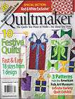 Quiltmaker Magazine November December 2011 # 142 ~ 10 Festive Quilts 