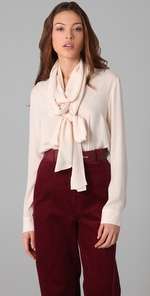 By Malene Birger Lonnie Blouse with Neck Tie  