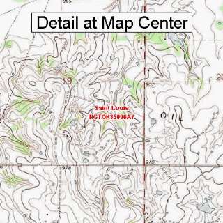   Map   Saint Louis, Oklahoma (Folded/Waterproof)