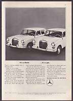 1965 Mercedes Benz 190 & 190 D Photo vintage print ad  