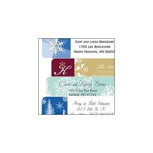  Holiday Address Labels, 6 Contemporary Designs, 225 labels 