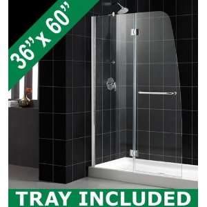  Shower Door &  Base Kit 48 x 72 Right Wall Installation Shower 