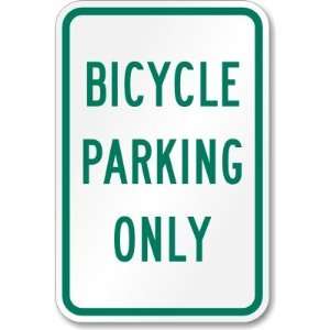  Bicycle Parking Only Diamond Grade Sign, 18 x 12 Office 