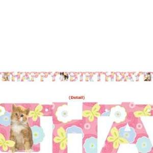  Purrfect Party Letter Banner 5ft Toys & Games