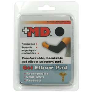  MD USA Gel Elbow Pad, Black, Large, 1 Pound Health 