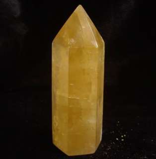 5LB 7.1 NATURAL RAINBOW GOLDEN CALCITE CRYSTAL POINT HEALING  