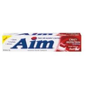  Aim Cavity Protection Toothpaste Gel Original Red 6oz 