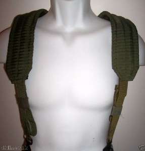 Army Military Surplus Combat Load Bearing Suspenders  