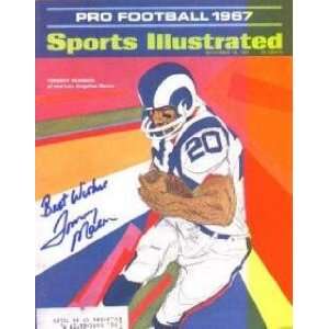  Tommy Mason autographed Sports Illustrated Magazine (Rams 