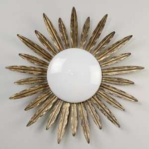 Gold Gilt Sunburst Sconce