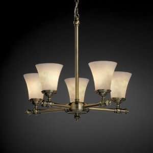  Justice Design Group CLD 8520 Tradition 5 Light Chandelier 