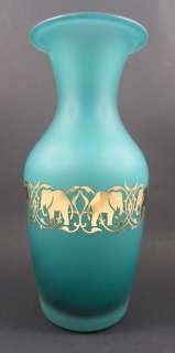 Lenox Elephant Vase Gold Design  