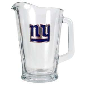  New York Giants NFL 60oz Glass Pitcher   Primary Logo 