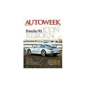  Autoweek November 28, 2011 (Cover) Porsche 911 Icon Reborn 