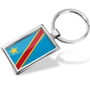   Democratic Republic of Congo Flag   Hand Made, Key chain ring
