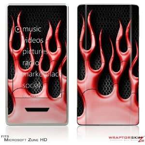  Zune HD Skin   Metal Flames Red by WraptorSkinz 