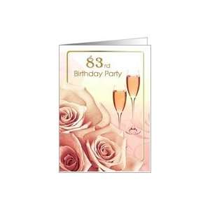  83rd Birthday Party Invitation Card Toys & Games