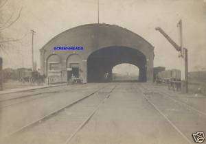 PRE 1871 RICHMOND INDIANA RAILROAD DEPOT CABINET PHOTO  