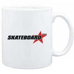 New  Skateboard Usa Star  Mug Sports