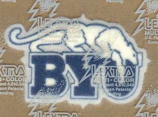 BYU Brigham Young Uni. 3 inch Lextra Iron On Logo Patch  