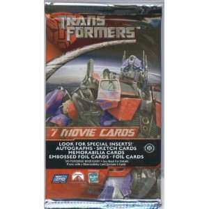  2007 Topps Transformers Movie Trading Cards Unopened Pack 