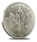 2012 1 oz Canadian Silver Maple Leaf Coin  Brilliant Uncirculated 