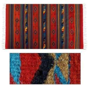 Zapotec rug, Diamond Dance (6x9) 