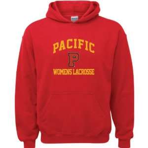  Pacific Boxers Red Youth Womens Lacrosse Arch Hooded 
