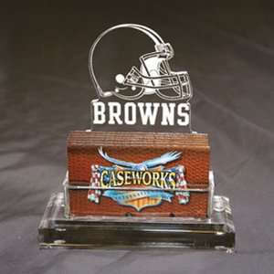  Cleveland Browns NFL Business Card Holder w/ Gift Box 