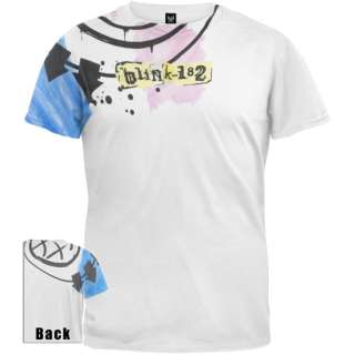 Blink 182   Splatter Soft T Shirt  