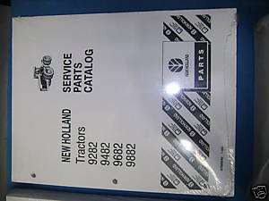 NEW HOLLAND 9282 9482 9682 9882 TRACTOR PARTS MANUAL  