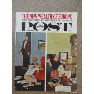 The Saturday Evening Post Magazine February 10,1962 (Cover Only) cover 