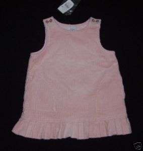   Ann Taylor LOFT Pink Corduroy Winter Jumper Dress 6 12 months  