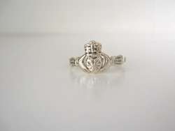   Gold Claddagh Ring Size 6 Ornate Design  4 CHRISTMAS BY 19T