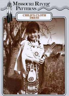 Missouri River Girls Native American Indian Cloth Dress SEWING 
