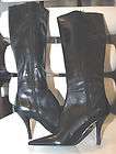 nine west black boots 7.5  