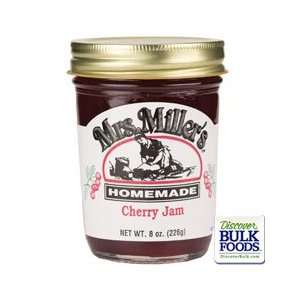 Mrs. Millers Cherry Jam (Case of 12)  Grocery & Gourmet 
